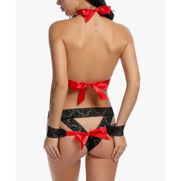 NEW Avidlove Size L Bodysuit One Piece Lingerie Lace Teddy Sexy Boudoir Romance - Picture 3 of 6